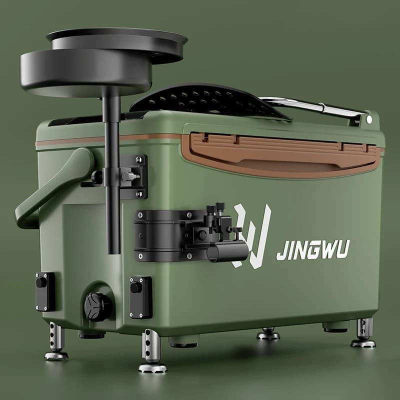 Ultra-light equipment box set Hard fishing box for outdoor fishing Toolbox for multifunctional sit-on fishing gear