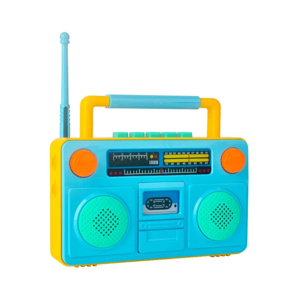Kids Simulated Radio Educational Interactive Role Playing Game Early Learning Fun Cartoon Radio Plaything Child Role-Playing