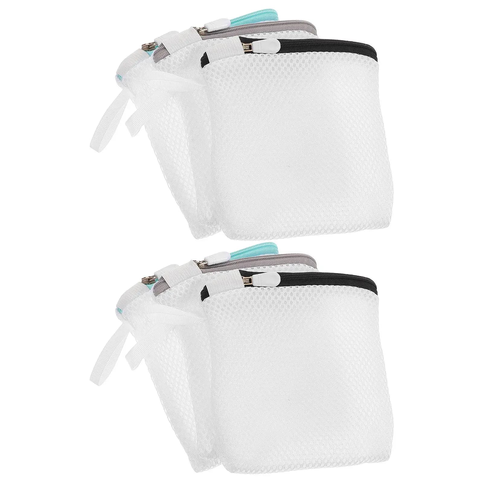 Set di 8 Sacchetti a Rete per Bucato Delicato, Resistenti in Poliestere, per Lavatrice, Organizzatore da Viaggio per Biancheria Intima e Calzini