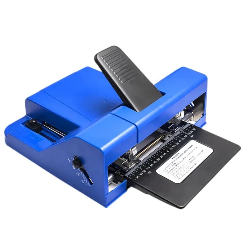 Nuova cucitrice manuale Formato standard Cucitrice Cucitrice Macchina Due aghi Doppio affari Documenti Documenti ufficiali