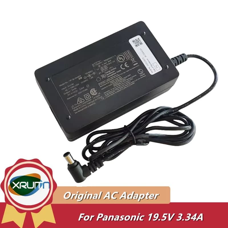 Alimentatore Originale 19.5V 3.34A 65W TXH0002 ESV170368 Adattatore AC per Caricabatterie Laptop Panasonic