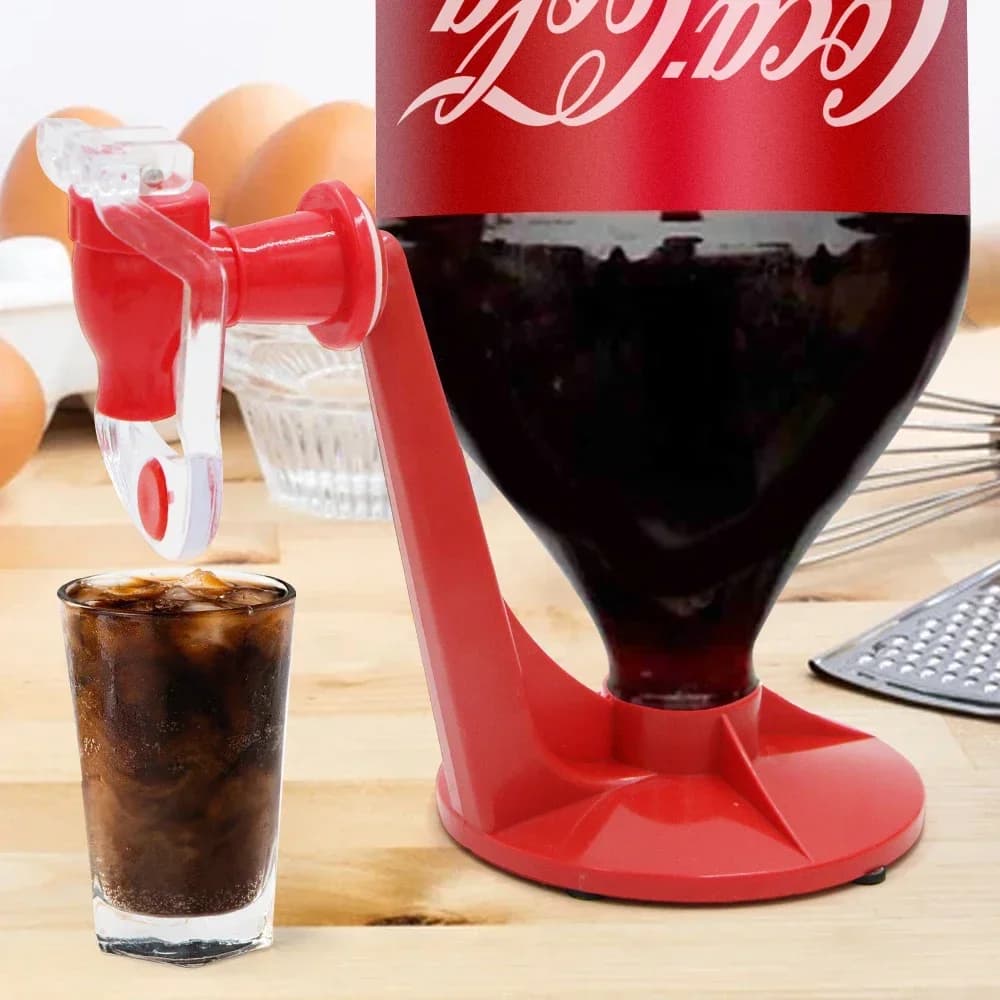 Coca-Cola gaseous beverage delivery bottle upside-down drinking water dispenser switch Party Home Bar Water jug