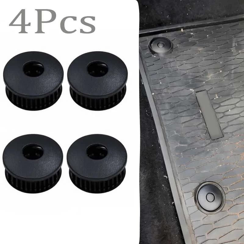 4Pcs Car Floor Mat Fixing Clip Holder Black Auto Carpet Retainer Grips Fastener Clips For Mazda Interior Replacement Accessories