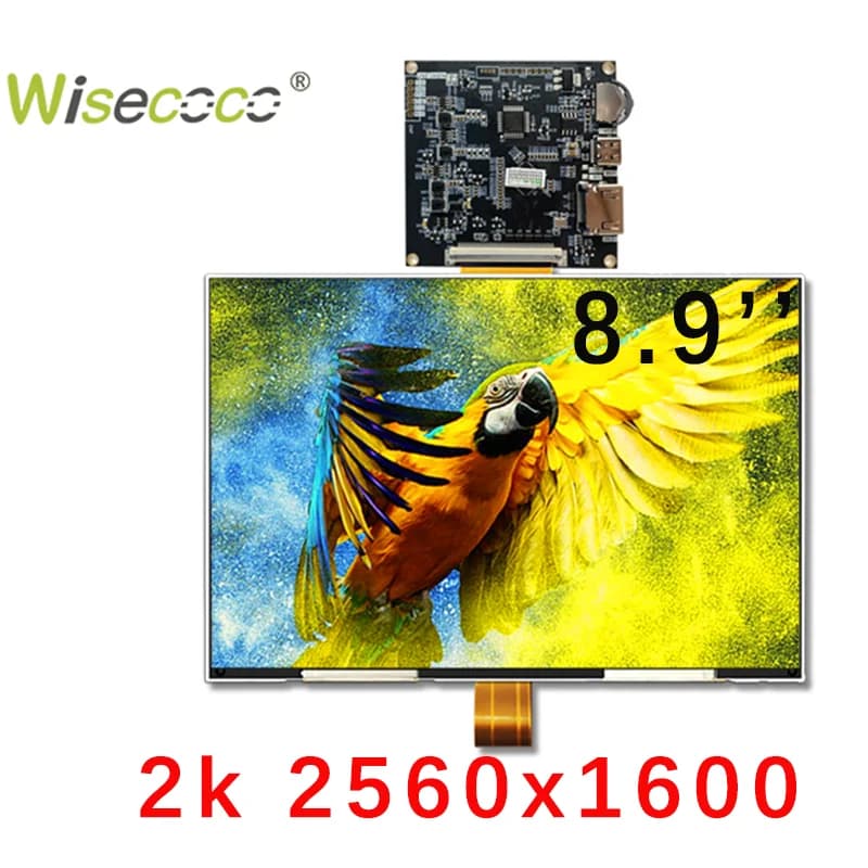 8.9 pollici 2560x1600 2K Touch LCD Display Raspberry Pi Display 500 Nits Monitor MINI USB Driver Board Pannello KIT FAI DA TE