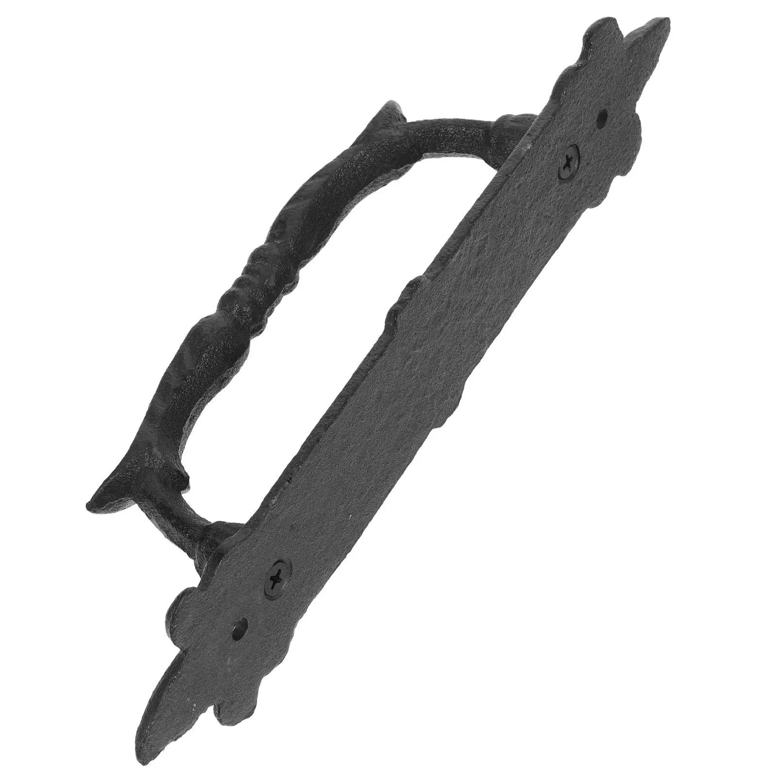 Maniglia per Porta Scorrevole Industriale Rustica in Ferro Resistente, Maniglia Vintage per Cancello da Giardino, Maniglia per Armadio/Garage/Esterni, Ferramenta per Cassetti e Armadietti