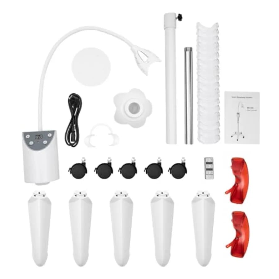 Portable tooth whitening device with cold LED light for effective cleaning of smoke Annerito and fluorosiAffect