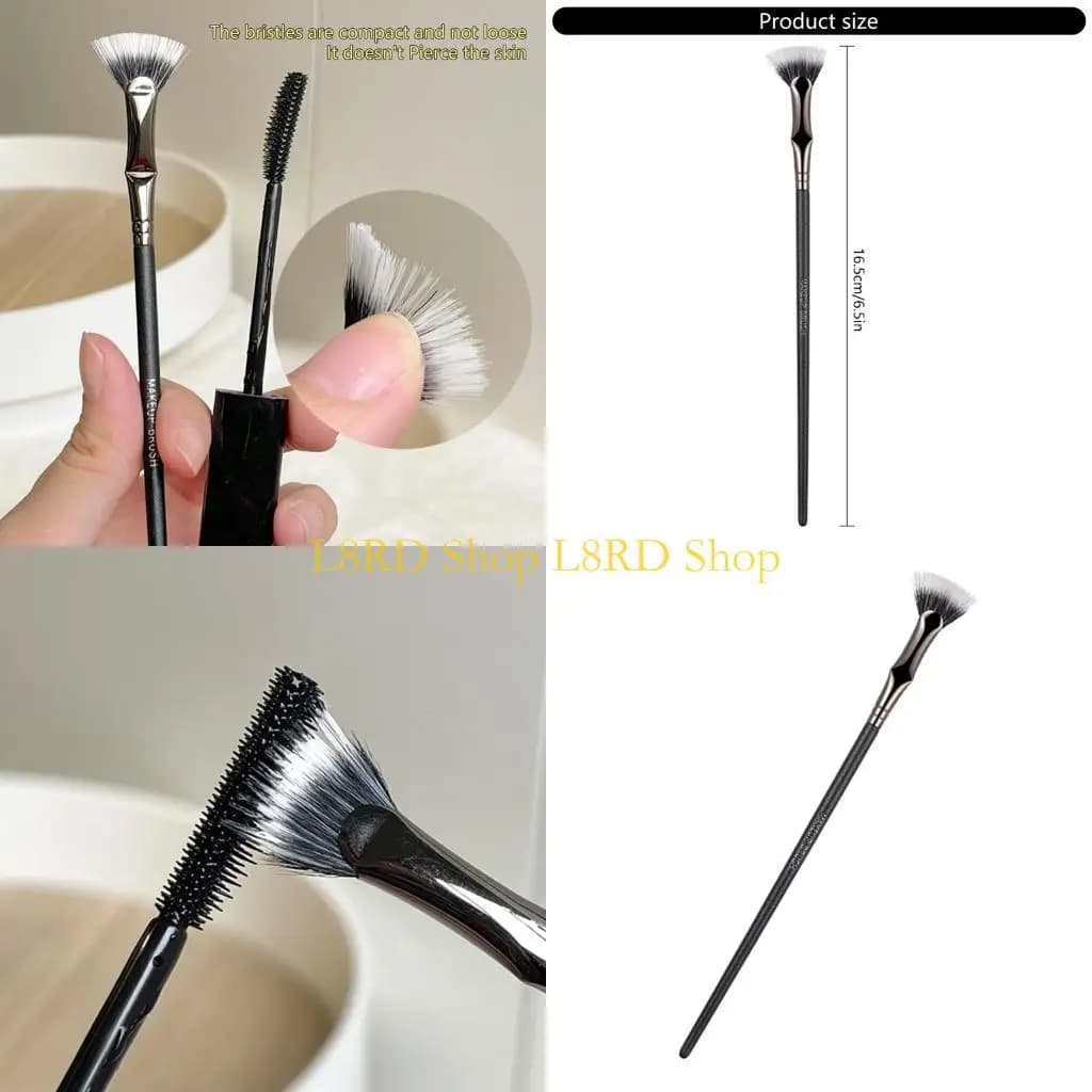 L8RD Mascara Fan Brush Eyelash Brush Fan-shaped Eyelash Brush Lean Brush