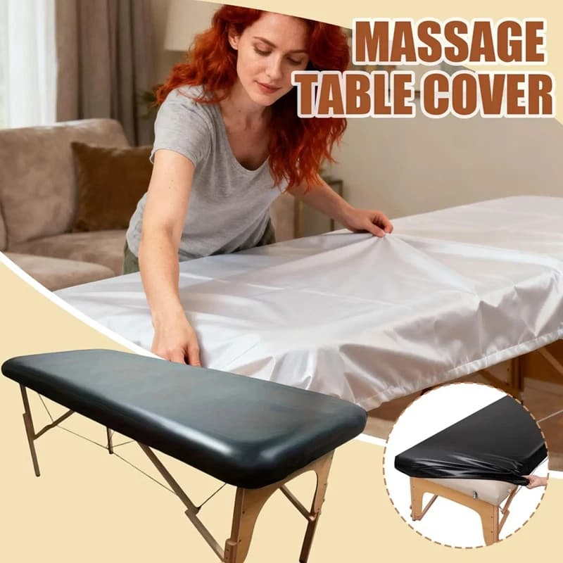 Massage Copriletto Massage bed with PU leather adhering mat for beauty salon Professional training clinic at home