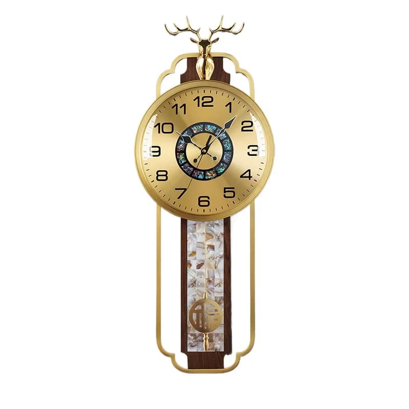 Decorative wall clock, living room wall quartz clock, wall clock