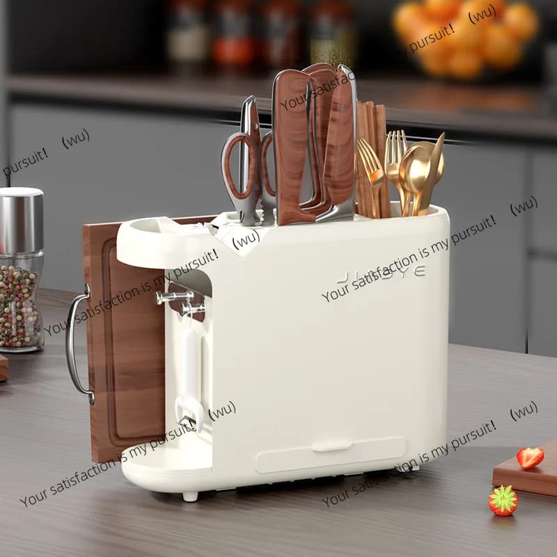 Kitchen rack, shelf, chopsticks, cutting board, pot lid, cutting board, multi-functional, integrated finishing and storage rack