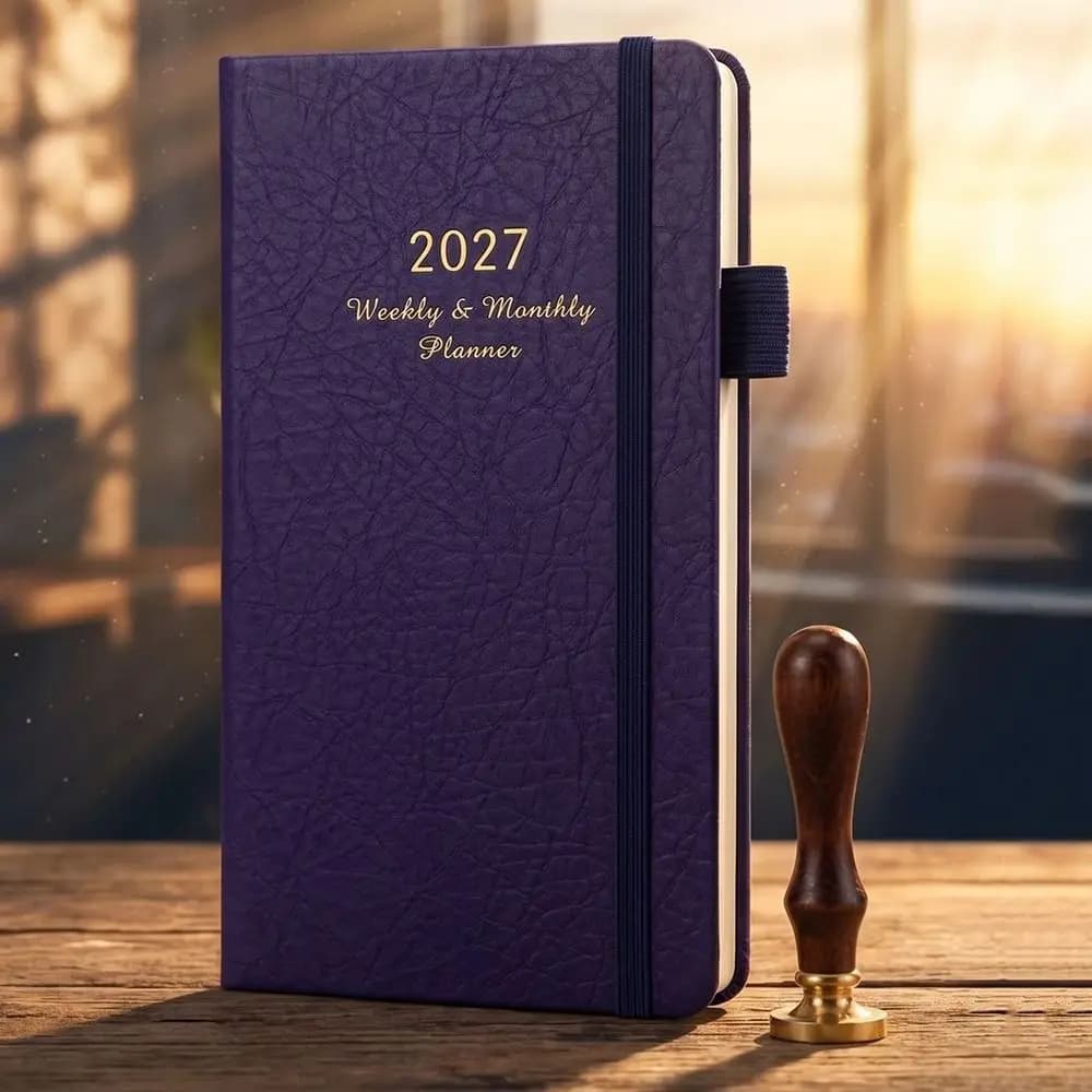 Portable 2027 Schedule Planner Notepad Lightweight Wear-resistant To-do List Notebook A6 Thick Paper Personal Schedule Journal
