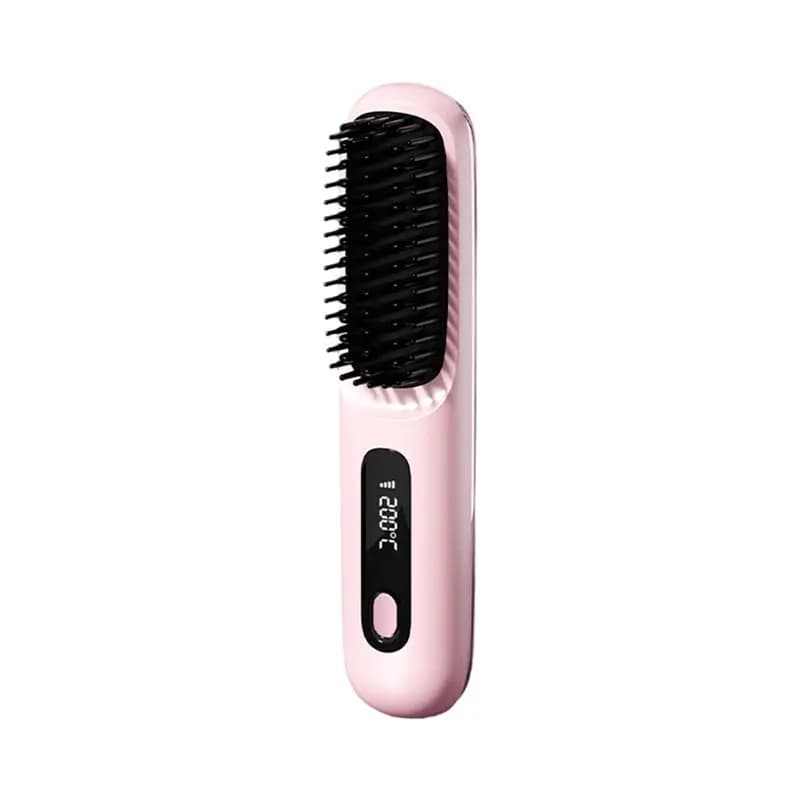 WHYY-Device for smoothing and curling USB wireless hair, with 3 heat settings, for all hair types