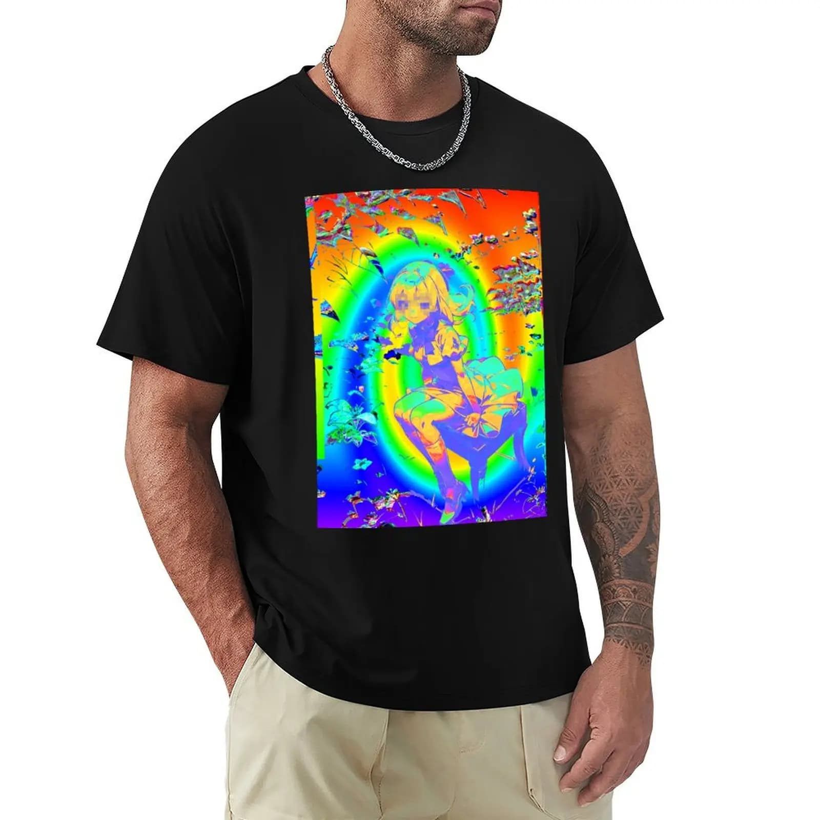 swirly wirly :O T-shirt basic per taglie grandi e alte
