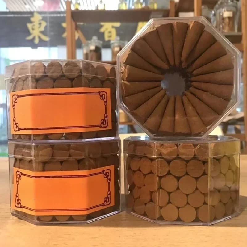 100 pezzi cono di incenso in legno di sandalo per interni di arredamento per la casa deodorante per ambienti aroma ricco profumo di meditazione domestica