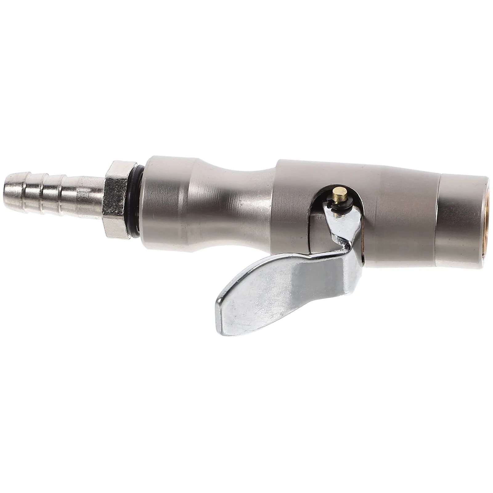 Adattatore per Valvola Auto con Blocco Automatico, Ugello Gonfiatore Pneumatici a Clip, Connettore per Pompa Ruote Auto, Accessorio Resistente