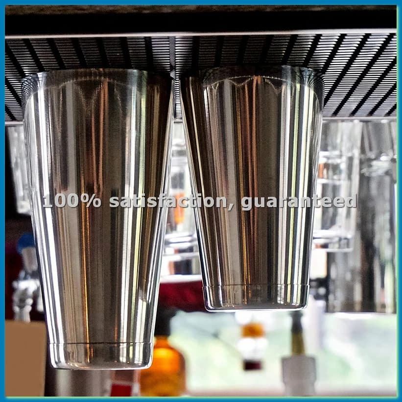 Set Premium per Cocktail - Set Professionale Boston Shaker in Due Pezzi Shaker per Bevande Senza Peso Realizzato in Acciaio Inossidabile 304-ABWY