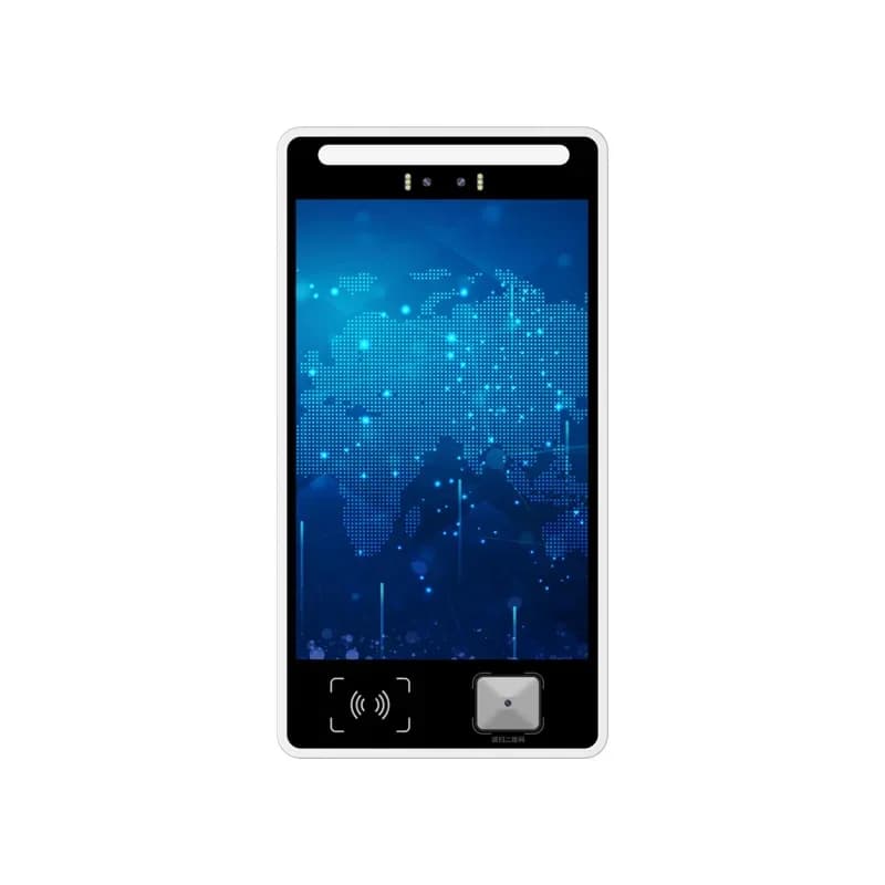 Smart Panel PC Android Riconoscimento facciale 3D da 10,1 pollici con scanner codice QR NFC Serratura pronta per magazzino