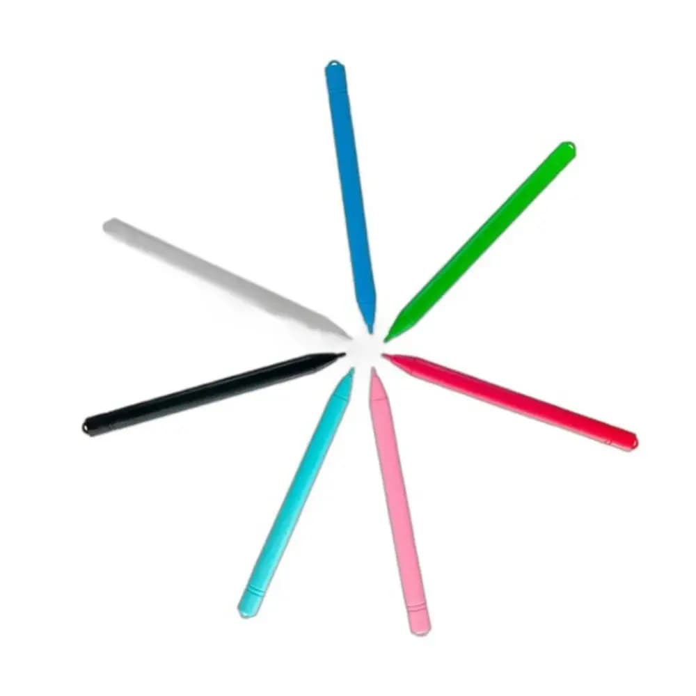 6 pezzi di tavoletta da disegno colorata, penna regalo, blocco note LCD, stilo, fornitura universale per studenti, matita per pittura, bordo per graffiti
