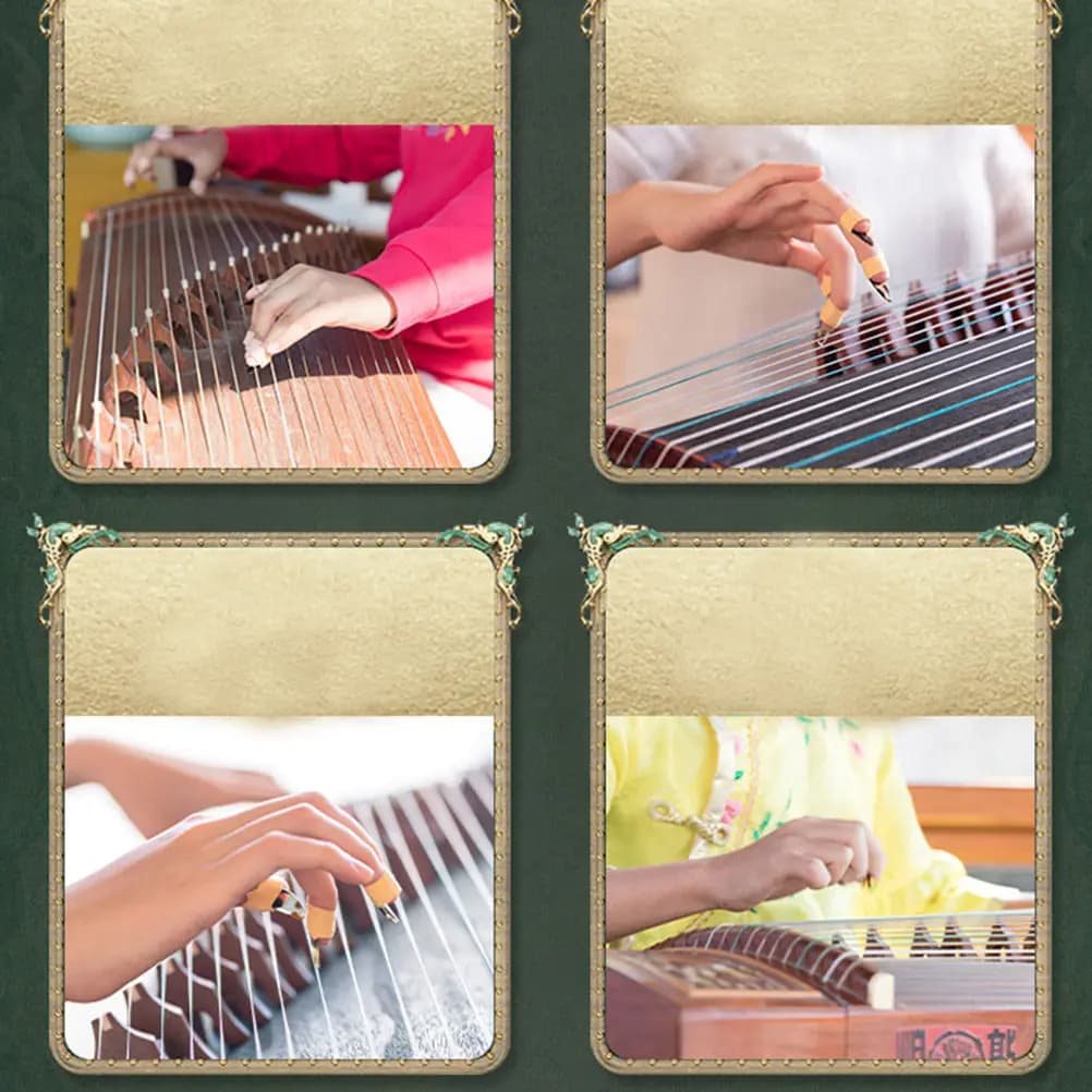 8 Pcs Finger Picks for Banjo Cool Guitar Bass Acoustic Classical Adults Guzheng Nails