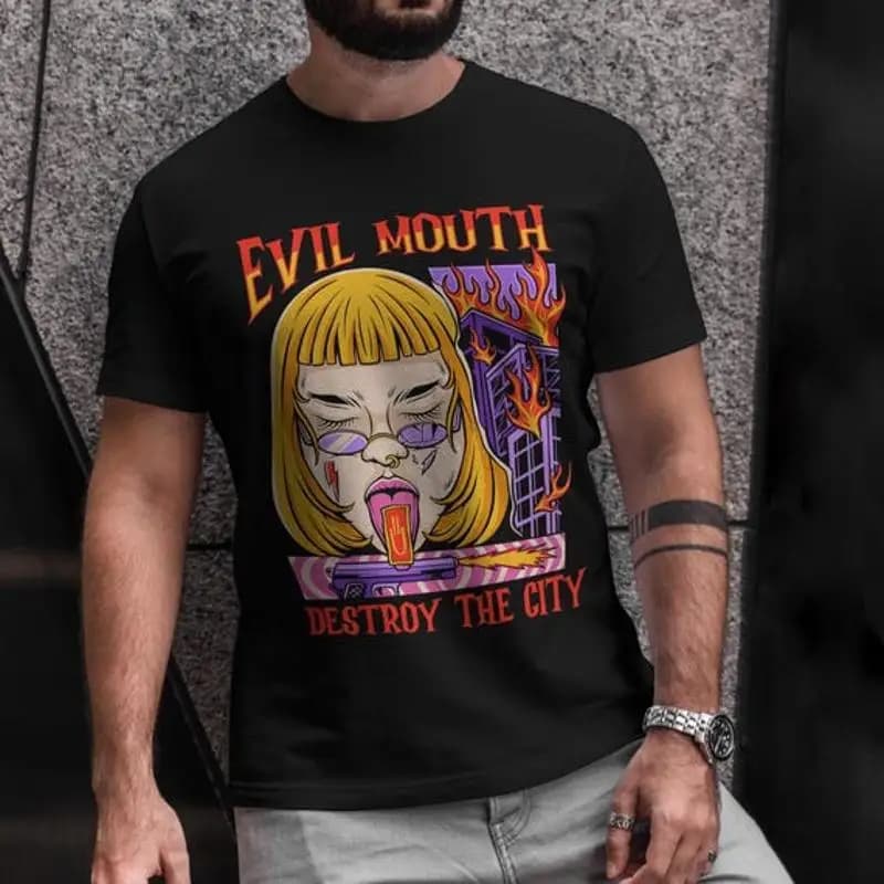 Pop Culture Streetwear Graphic T-Shirt