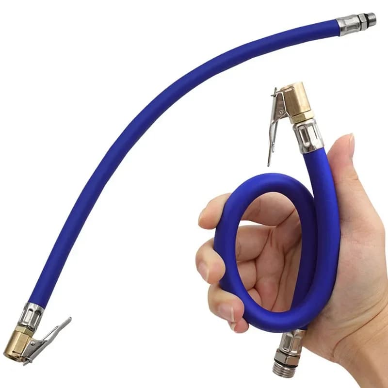 Tubo del compressore d'aria del tubo di gonfiaggio della pistola a pressione dei pneumatici per tubi di prolunga del tubo di gomma dell'aria della bicicletta del motociclo dell'automobile parti di riparazione