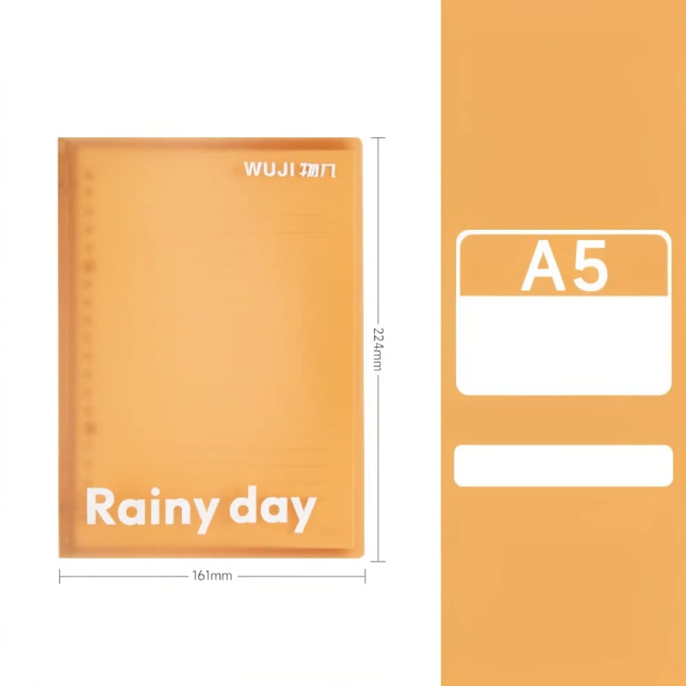 For Wuji Notebook Loose Leaf Binder 2025 New A4 A5 B5 Student Study Planner Journal Detachable Writing Stationery