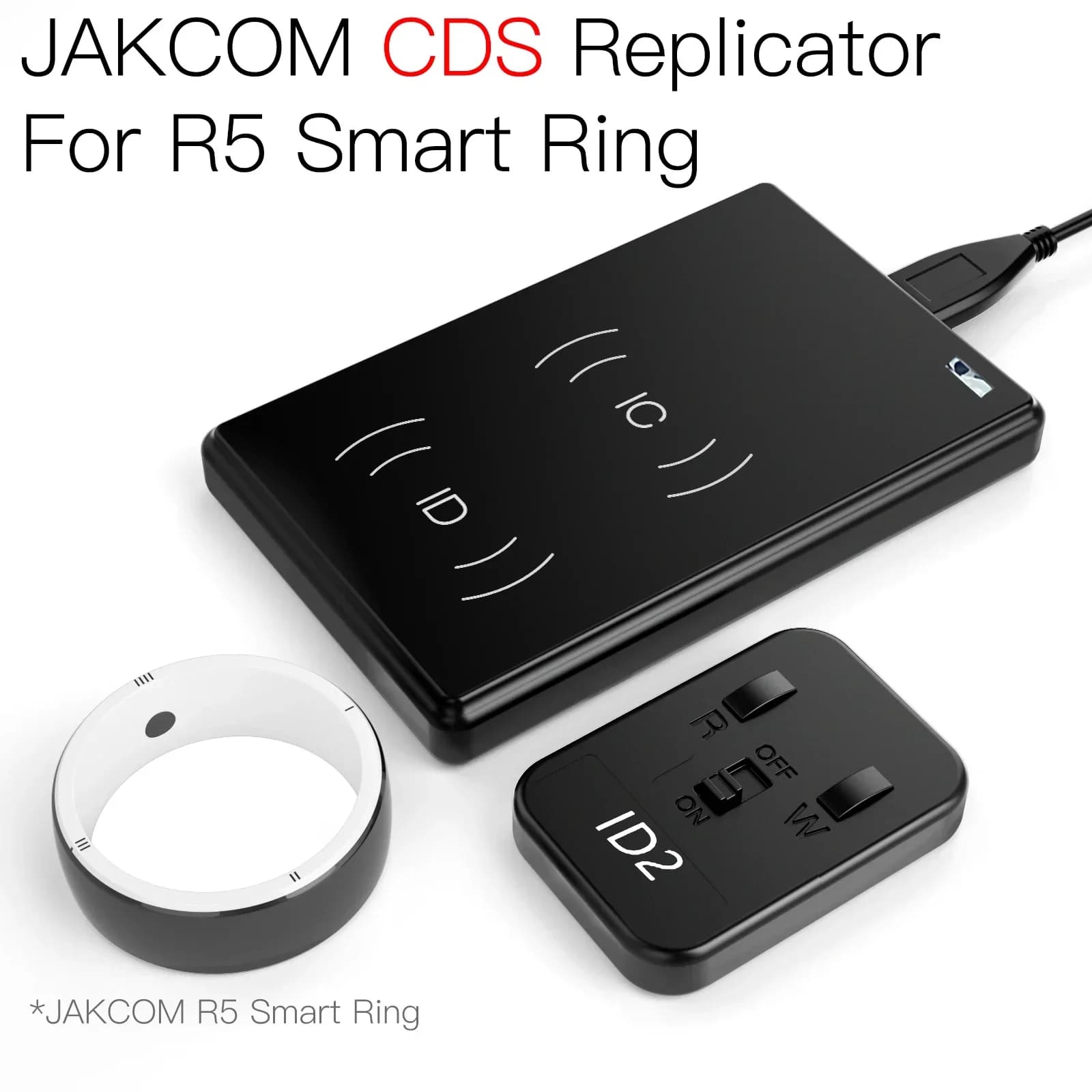 Nuovo JAKCOM CDS 2026 Replicatore RFID per Copiare Carte IC ID CUID HID NFC, Lettore di Carte di Sicurezza e Accesso per Anello Intelligente R5