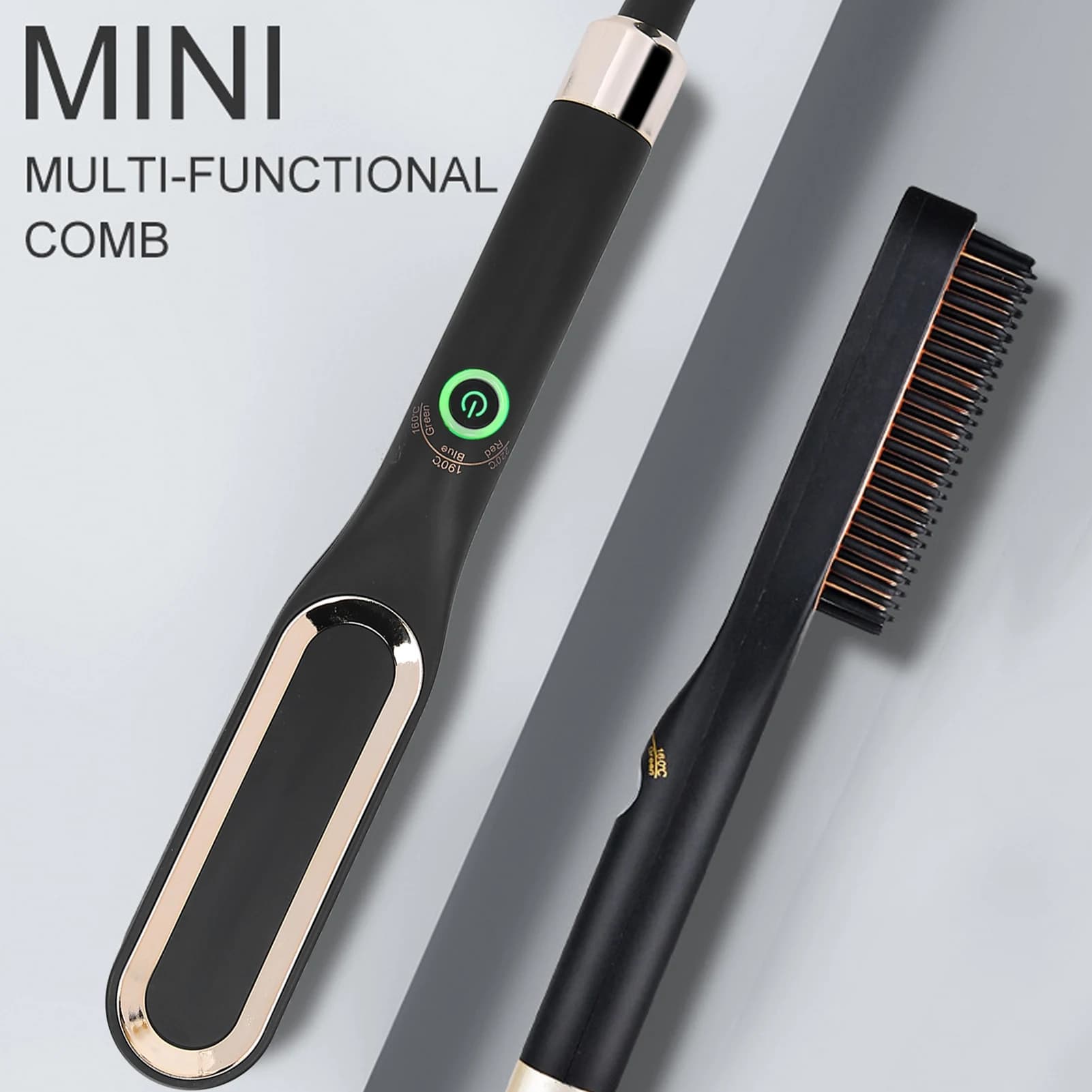 Pettine to smooth electric beard Man heated hair comb Brush to smooth multifunctional beard for man