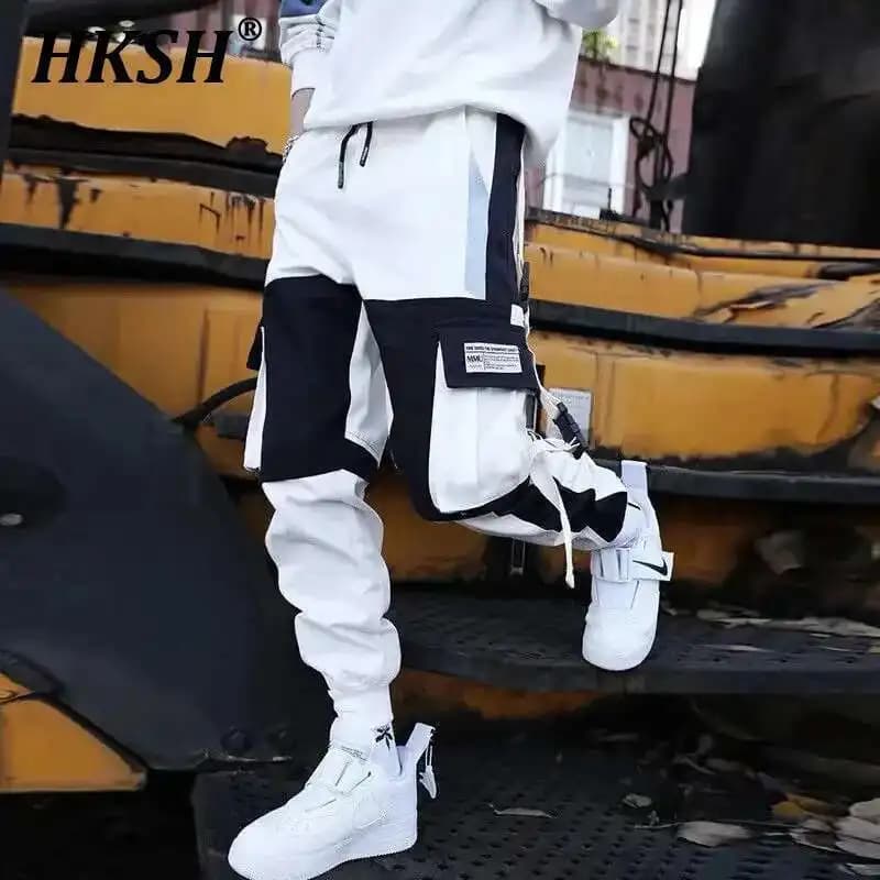 HKSH Moda maschile Marea Darkwear Tuta High Street Versatile Pantaloni cargo casual Leggings larghi tattici Tasca chic Nuovo HK0207
