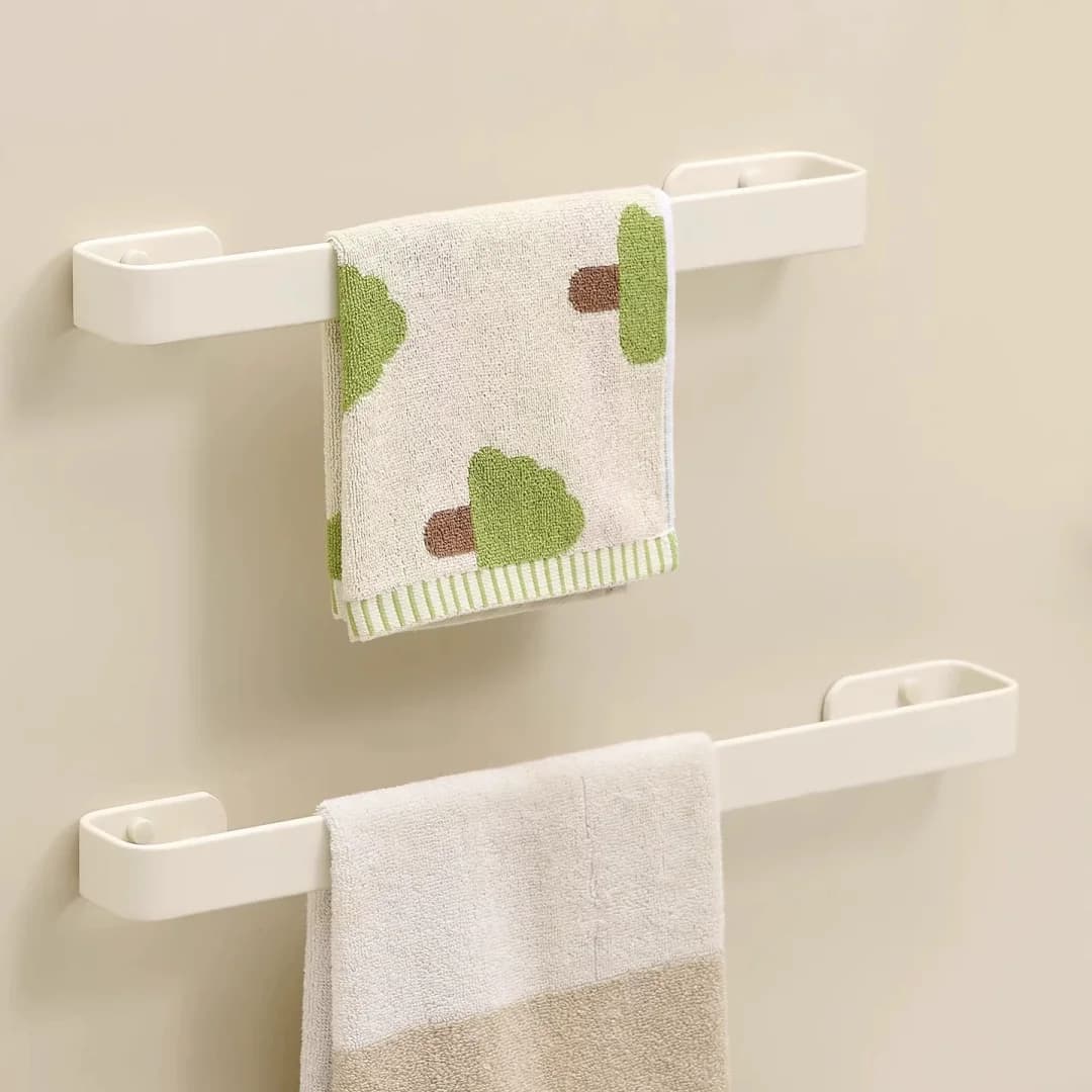 Tuqiu Black Towel Bar Grey Towel Rack Bathroom Towel Hanger White Aluminum Towel Rail Matte Black Towel Holder 30/40/50/