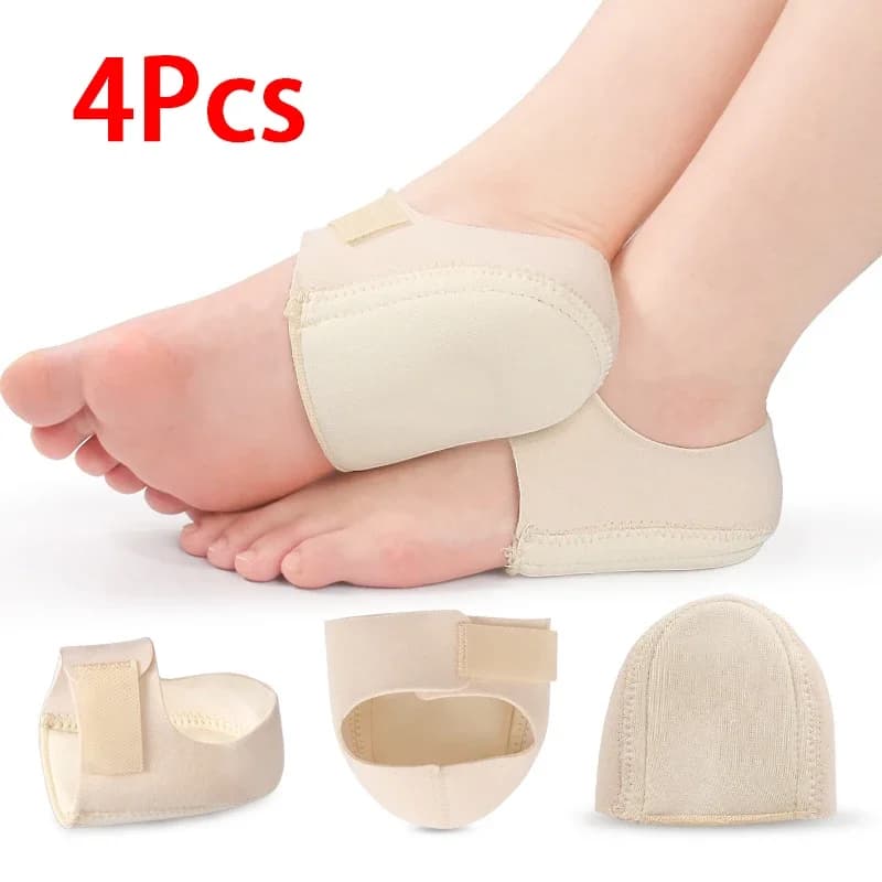 2Pcs/4Pcs Gel Heel Covers for Men And Women Comfortable Shock Absorbing Non-Slip Heel Protectors Cushion Pads