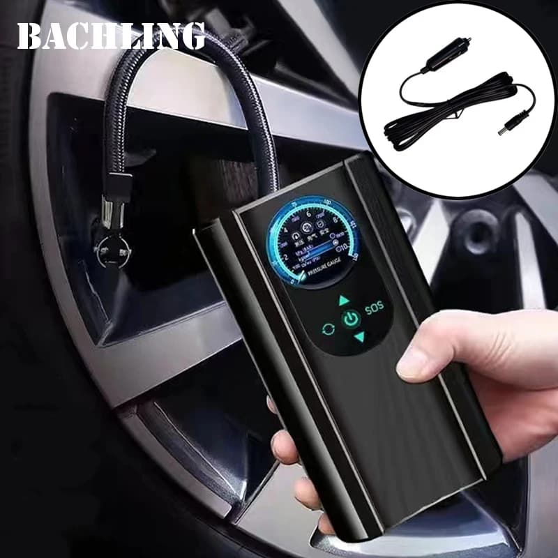 Pompa d'aria multifunzione universale per auto, mini pompa d'aria portatile ad alta precisione, gonfiatore per pneumatici, pompa elettrica per moto per auto