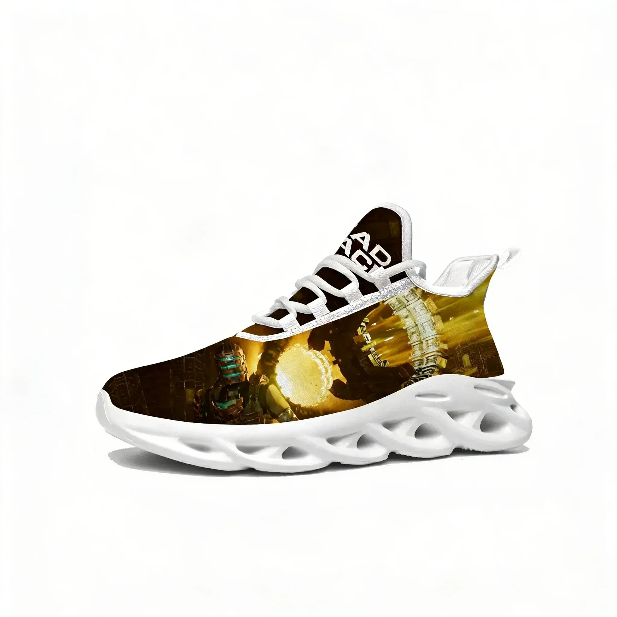Sneakers Dead Space, scarpe da corsa sportive alla moda per uomo e donna, ispirate al popolare gioco di cartoni animati, personalizzabili con lacci.