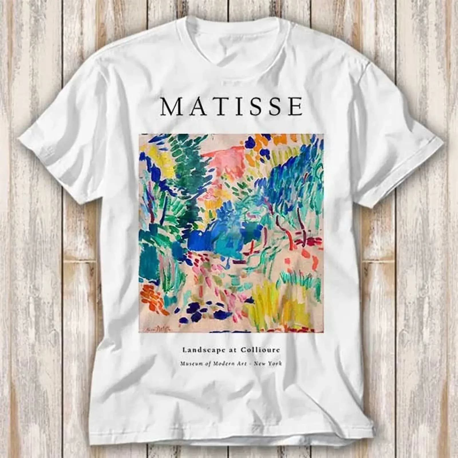 Henri Matisse Landscape Collioure T Shirt Best Seller Funny Movie Music Meme Top 3985 vintage Washed Slightly Casual Soft