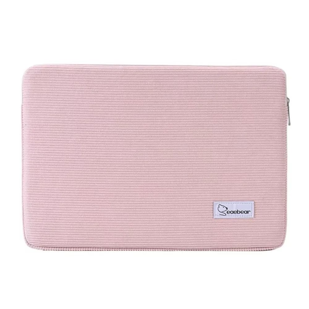 Shockproof Laptop Bag Corduroy Large Capacity Tablet Sleeve Liner Sleeve Zipper Laptop Cover Suitable for 11-13 15-15.6 Inch