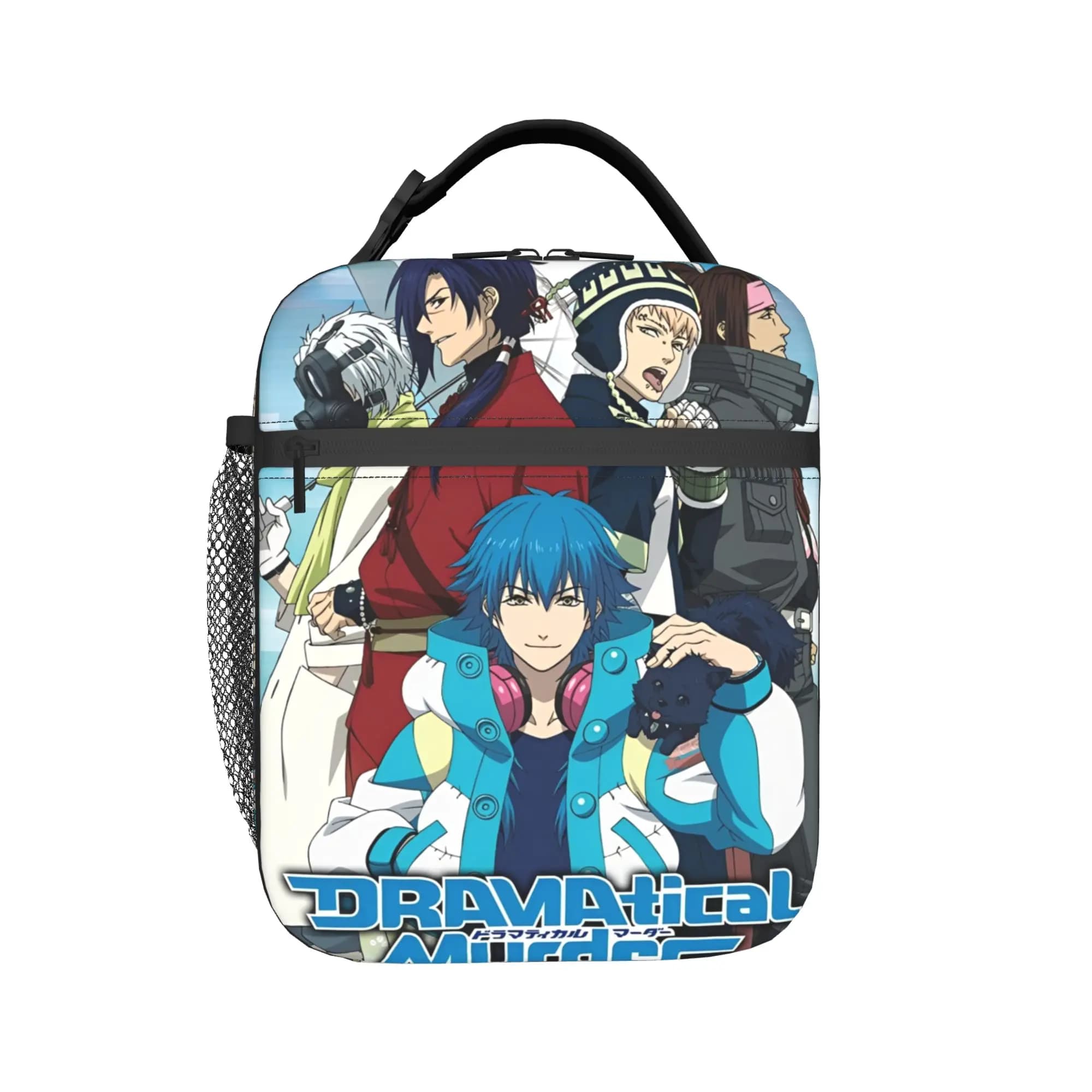 dramatical murder anime Thermal Insulated Lunch Bags for Picnic Portable Food Container Bags Men Women Cooler Thermal Food Box