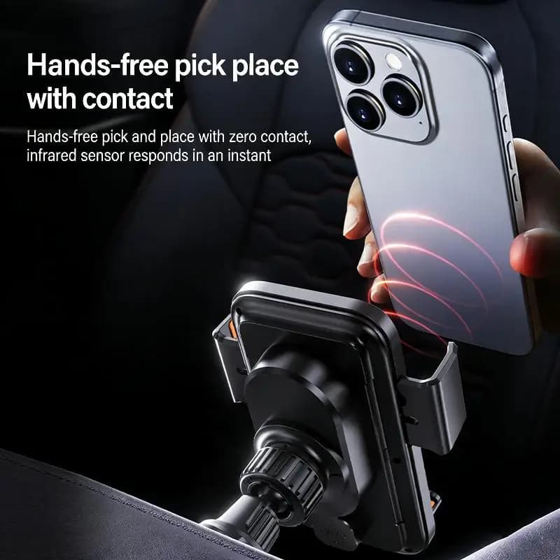 Supporto Magnetico per Telefono da Auto con Caricatore Wireless Veloce e Rotazione a 360° per Bocchetta dell'Aria ° Supporto di navigazione rotante per tutti gli smartphone