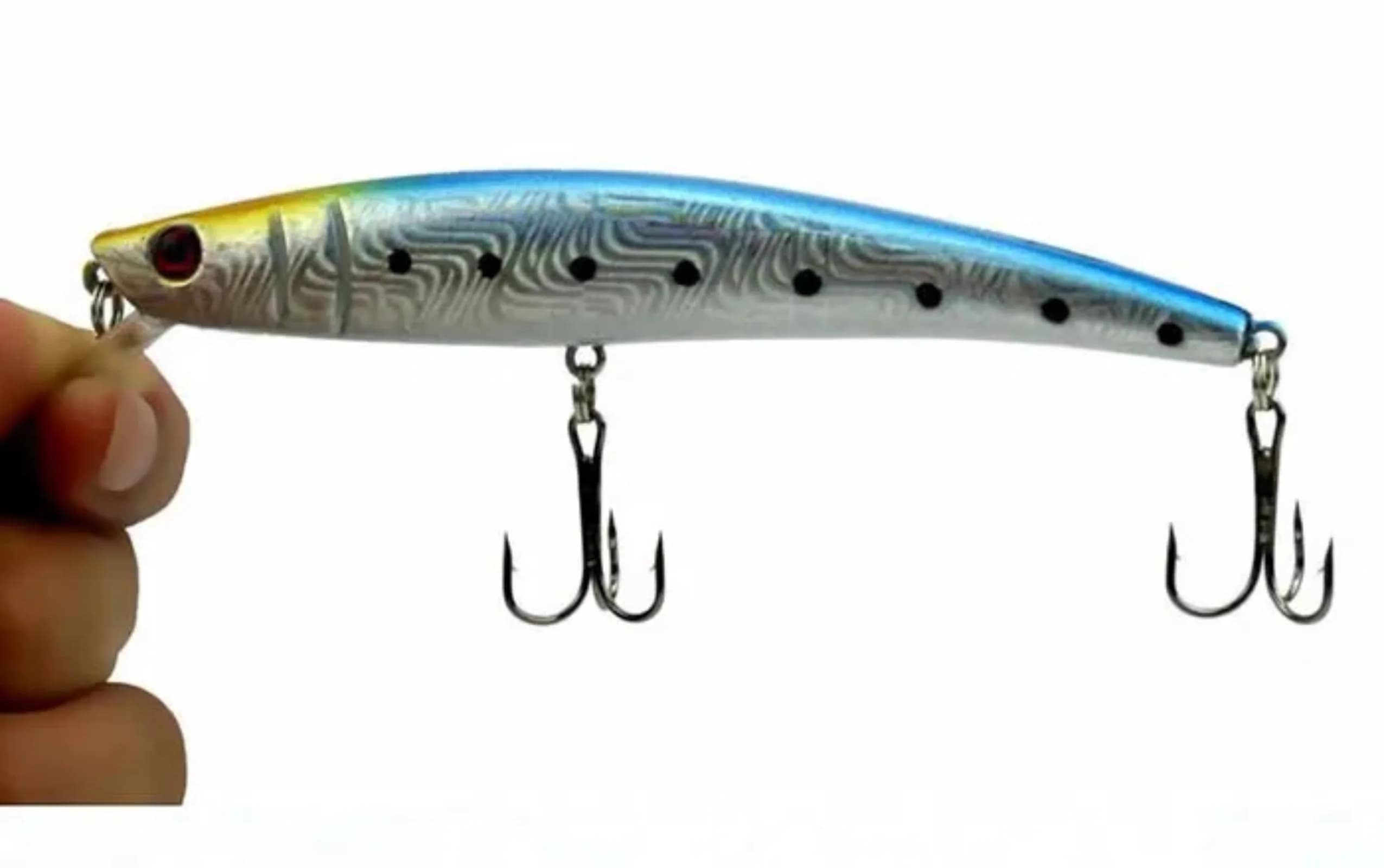 110mm 13g Bionic Minnow Fishing Lure Hard Wobbler Crankbait with 3D Eyes Treble Hooks for Bass Pike Trout Saltwater Freshwater