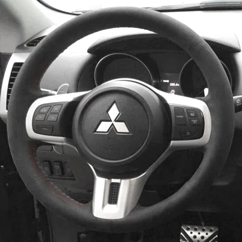 For Mitsubishi Lancer Evolution10 EVO X 10 2008-2015 braid car cover complete with suede leather accessories and carbon fiber