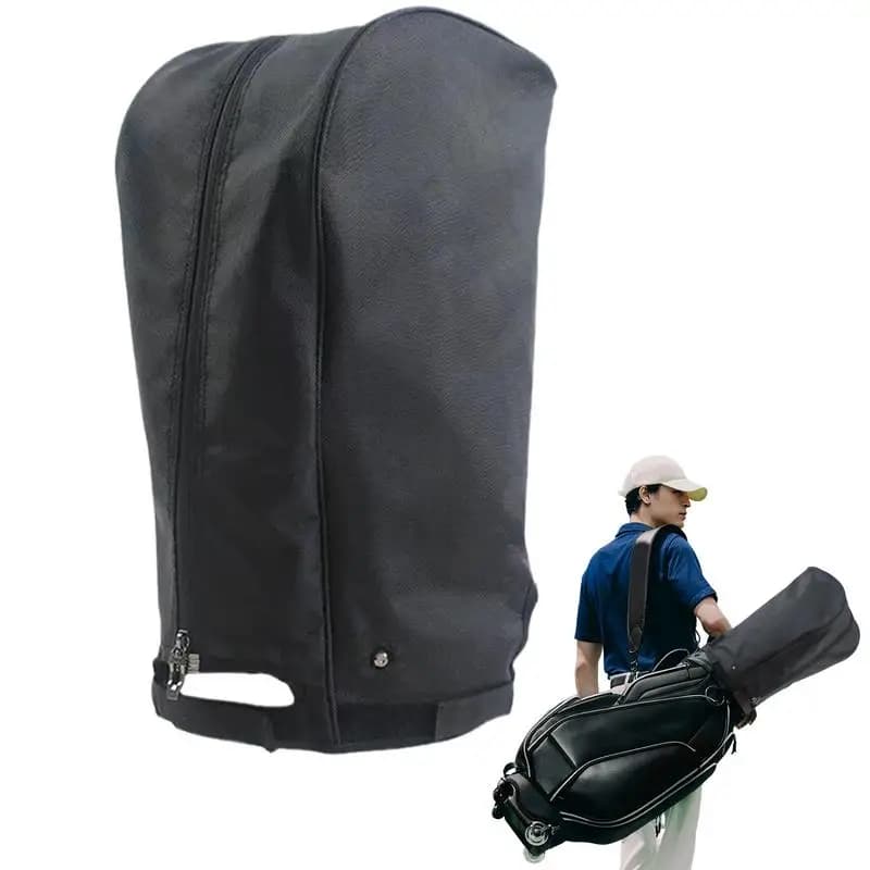 Golf Bag Rain Cover, Portable Club Bag Rain Shield, Club Protection Cover Suitable for Golf Bags/Hand Carts/Stand Bags