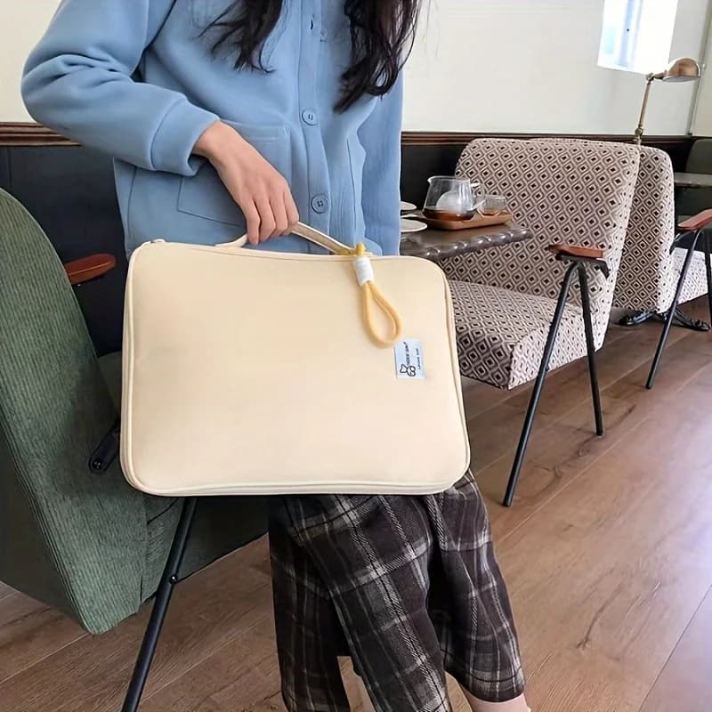 Borsa per tablet portatile da ufficio con custodia protettiva fresca e carina da quatordici pollici