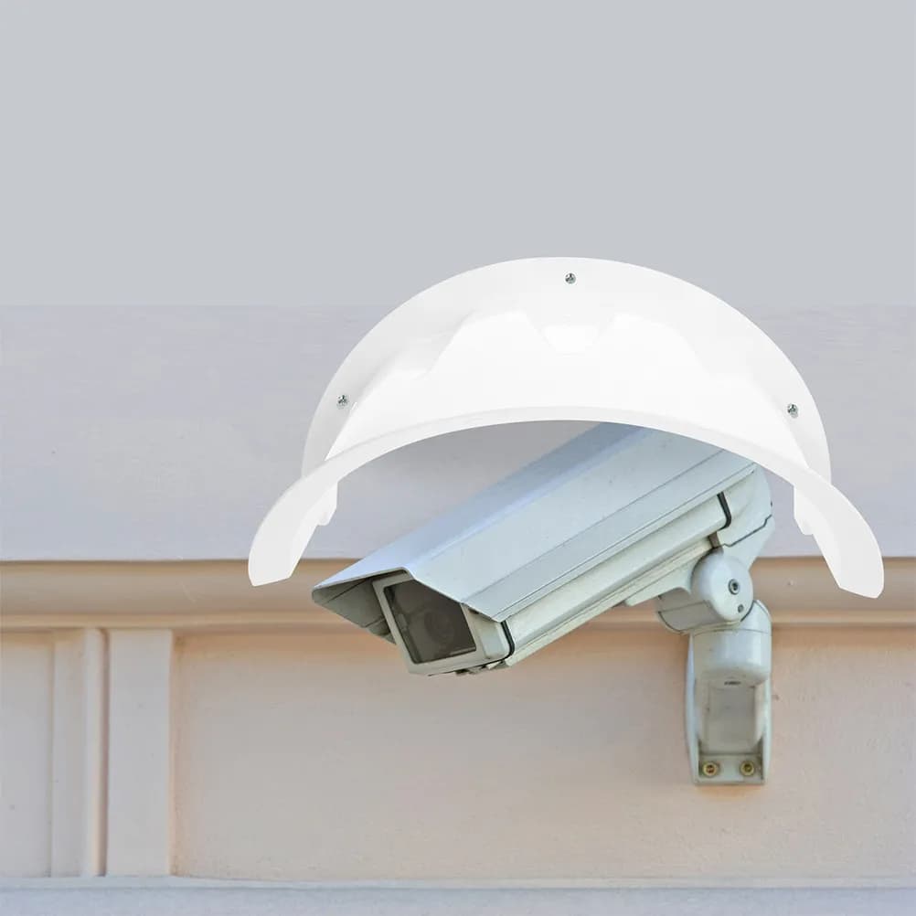 Copertura per telecamera di sicurezza da 2 pezzi, copertura protettiva per telecamera da esterno, protezione resistente agli urti, protezione da pioggia e sole per sistemi di videosorveglianza CCTV