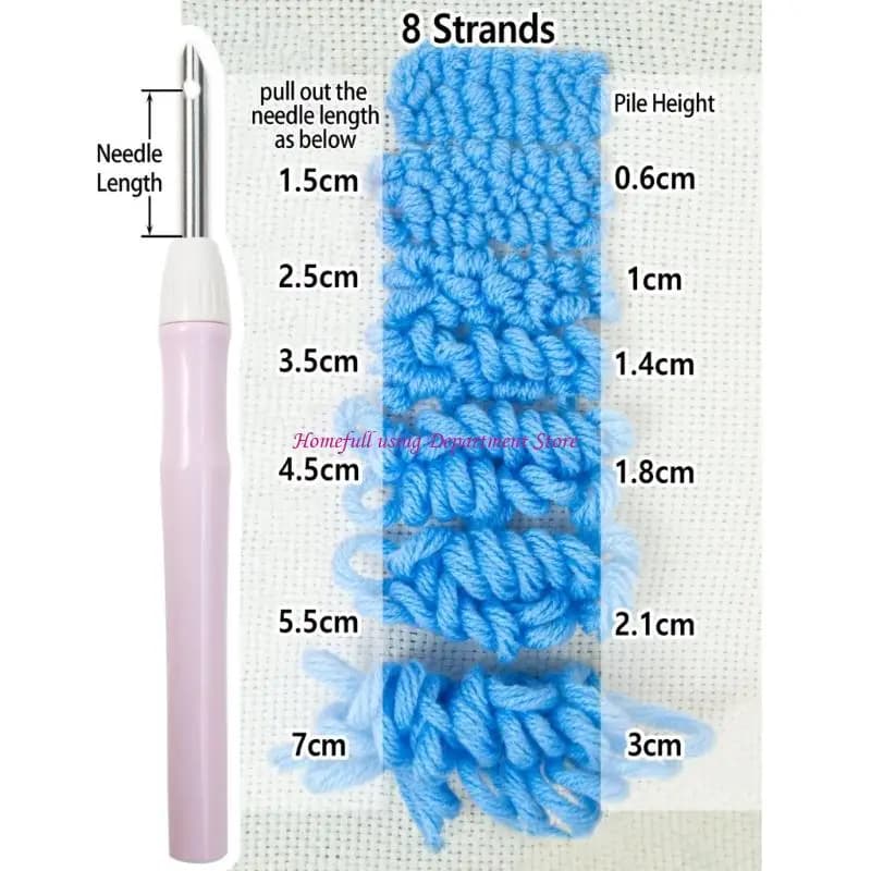 Craft Needle Adjustable Pen for Multiple Fabrics Comfortable Grip