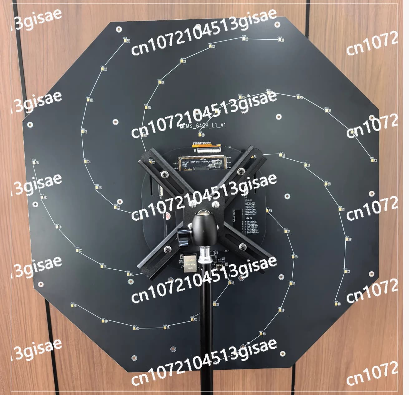 Sistema di posizionamento dell'imaging acustico ad ultrasuoni a 64/128 canali USB Gigabit Ethernet Microfono Array Elica multi-bracci