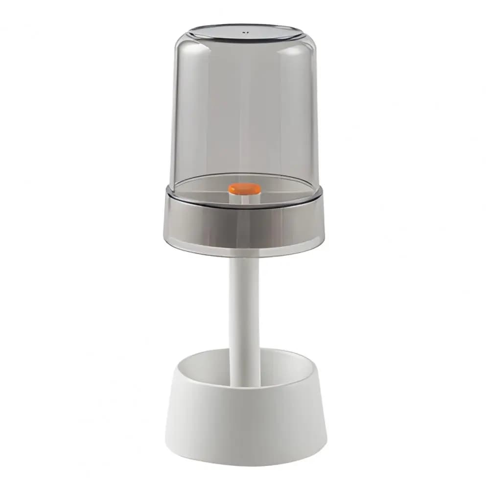 Toothbrush Cup Organizer Travel Toothbrush Cup Holder with 3 Slots Dustproof Portable Bathroom Storage Rack Compact Toothbrush