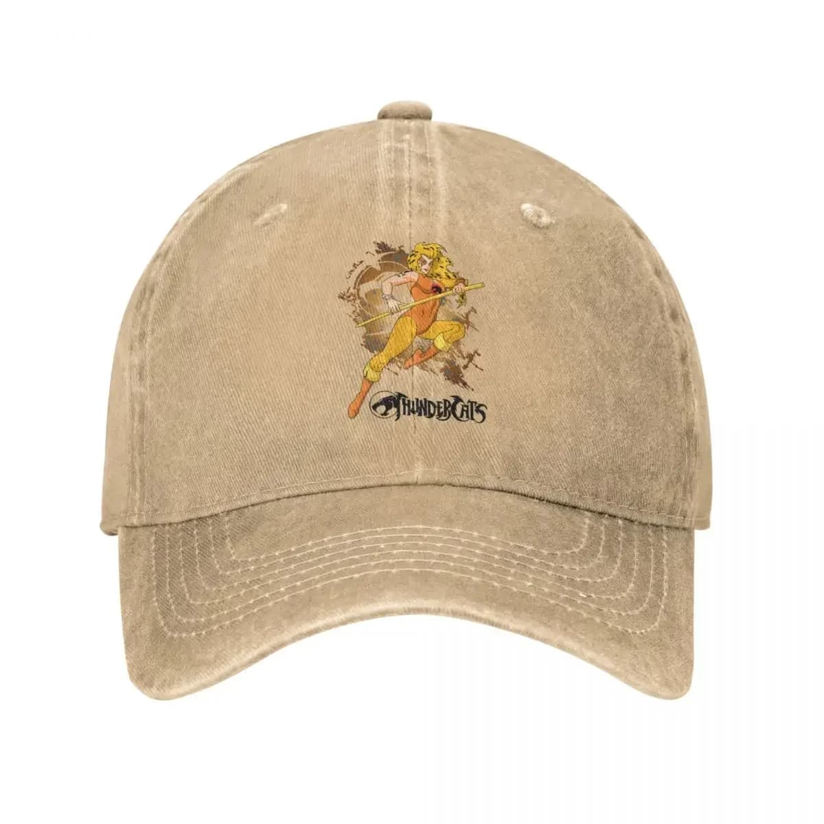 2026 Thundercats Logo Cartoon Anime Baseball Cap Vintage Distressed Washed Headwear Unisex Style Outdoor Summer Caps Hat