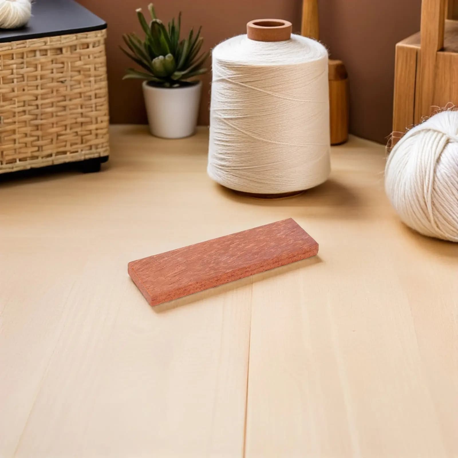 Set di 1 manico di ricambio in legno massello per coltelli da cucina, impugnatura ergonomica antiscivolo con rivetti per una facile installazione