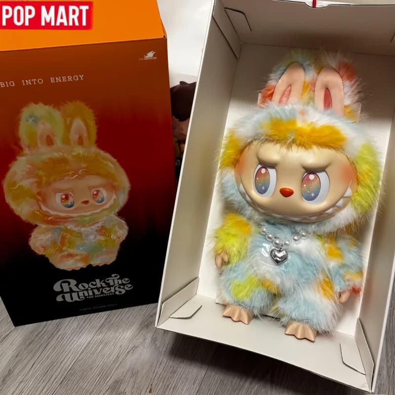 POP MART Labubu originale The Monsters Big Into Energy Series Rock The Universe Series Blind Box Mystery Box Toy Doll Modelli carini