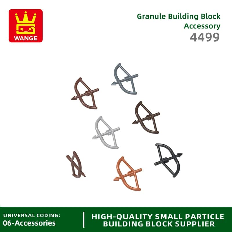 Wange 200 pcs/lot 4499 arc and arrow weapon Building Blocks Moc accessories compatible with brick toys for children gift box