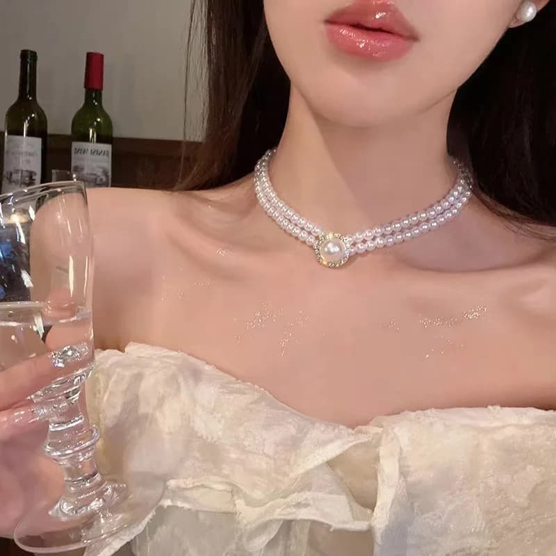 Super Sparkling Bridal Necklace and Earrings Set, 2026 New Arrival Bestseller Clavicle Chain for Women, Premium Design Necklet